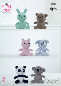 https://images.esellerpro.com/2278/I/150/463/king-cole-4-ply-crochet-pattern-toys-bunny-bear-cat-dog-panda-koala-9088.jpg