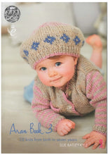 Load image into Gallery viewer, https://images.esellerpro.com/2278/I/131/513/king-cole-aran-book-3-baby-children-knitting-patterns-front-border.jpg