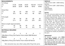 Load image into Gallery viewer, King Cole Aran Knitting Pattern - Ladies Cabled Sweater &amp; Slipover (4817)