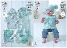 Load image into Gallery viewer, King Cole Double Knitting Pattern - Easy Knit Baby Set (4898)