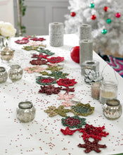 Load image into Gallery viewer, https://images.esellerpro.com/2278/I/130/153/king-cole-christmas-crochet-book-2-snowflake-table-runner.jpg