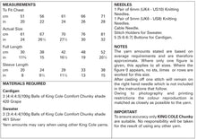 Load image into Gallery viewer, King Cole Chunky Knitting Pattern - Girls Cabled Sweater &amp; Cardigan (4969)