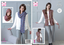 Load image into Gallery viewer, King Cole Chunky Knitting Pattern - Ladies Accessories (5192)
