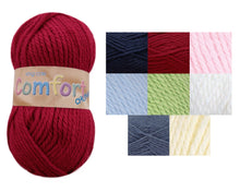 Load image into Gallery viewer, https://images.esellerpro.com/2278/I/931/88/king-cole-comfort-chunky-knitting-wool-2023-group-image.jpg