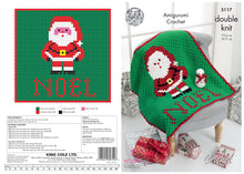Load image into Gallery viewer, King Cole Christmas Crochet Pattern - Blanket &amp; Toy (5117)