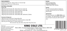 Load image into Gallery viewer, King Cole Christmas Crochet Pattern - Blanket &amp; Toy (5117)