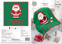 Load image into Gallery viewer, King Cole Christmas Crochet Pattern - Blanket &amp; Toy (5117)