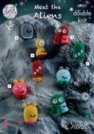 King Cole Crochet Pattern - Meet The Aliens (UFO1)