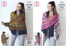 Load image into Gallery viewer, King Cole Double Knit Crochet Pattern - Ladies Virus Shawl (5335)