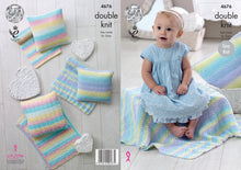 Load image into Gallery viewer, King Cole Double Knitting Pattern - Blankets &amp; Cushions (4676)