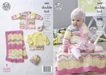 Load image into Gallery viewer, King Cole Double Knitting Pattern - Simple Lace Baby Set (5083)