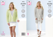 Load image into Gallery viewer, King Cole Double Knitting Pattern - Ladies Cardigans (5375)