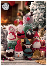 Load image into Gallery viewer, https://images.esellerpro.com/2278/I/142/632/king-cole-double-knitting-pattern-christmas-candy-cosies-9075-border.jpg