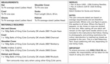Load image into Gallery viewer, https://images.esellerpro.com/2278/I/147/833/king-cole-ladies-womens-double-knit-knitting-pattern-accessories-5147-table.jpg