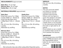 Load image into Gallery viewer, https://images.esellerpro.com/2278/I/170/761/king-cole-luxury-fur-knitting-pattern-bears-9120-table.jpg