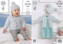 Load image into Gallery viewer, King Cole Double Knitting Pattern - Childrens Cardigans &amp; Hats (4320)