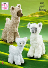 Load image into Gallery viewer, https://images.esellerpro.com/2278/I/170/625/king-cole-super-chunky-knitting-pattern-alpacas-9115.jpg