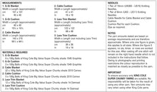 Load image into Gallery viewer, King Cole Super Chunky Knitting Pattern - Cushions &amp; Blankets (5339)