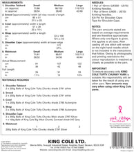 Load image into Gallery viewer, King Cole Tufty Chunky Knitting Pattern - Ladies Winter Accessories (5048)