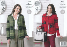 Load image into Gallery viewer, King Cole Urban Knitting Pattern - V or Round Neck Cardigan (4332)
