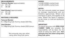 Load image into Gallery viewer, King Cole Yummy Crochet Pattern - Baby Blankets (4824)