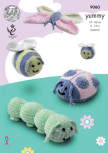 Load image into Gallery viewer, King Cole Yummy Knitting Pattern - Bugs Toys (9060)