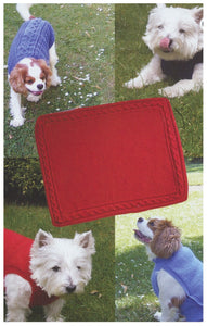 King Cole K9 Knitting Pattern Double Knitting & Aran Dog Coats & Blanket S-XXL