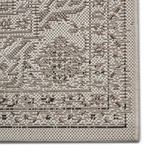 Load image into Gallery viewer, http://images.esellerpro.com/2278/I/197/029/miami-19517-traditional-medallion-outdoor-garden-mat-carpet-rug-ivory-black-6.jpg