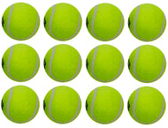 Petface Pack of 12 Tennis Balls Puppy Dog Play Toy (Yellow)