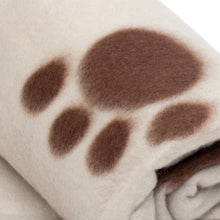 Load image into Gallery viewer, https://images.esellerpro.com/2278/I/126/851/petface-paw-print-pet-comforter-blanket-close-up-1.jpg