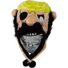 Load image into Gallery viewer, https://images.esellerpro.com/2278/I/960/37/pirate-hat-black-beard-yellow-eyepatch-novel-hat.jpg