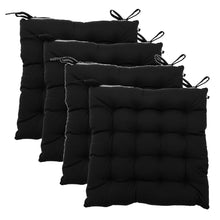 Load image into Gallery viewer, https://images.esellerpro.com/2278/I/197/566/plain-seat-pad-chair-cushion-pair-black-4-pack.jpg