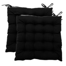 Load image into Gallery viewer, https://images.esellerpro.com/2278/I/197/566/plain-seat-pad-chair-cushion-pair-black.jpg