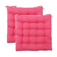 Load image into Gallery viewer, https://images.esellerpro.com/2278/I/197/566/plain-seat-pad-chair-cushion-pair-pink.jpg