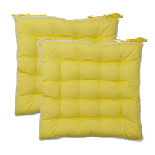 Load image into Gallery viewer, https://images.esellerpro.com/2278/I/197/566/plain-seat-pad-chair-cushion-pair-yellow.jpg