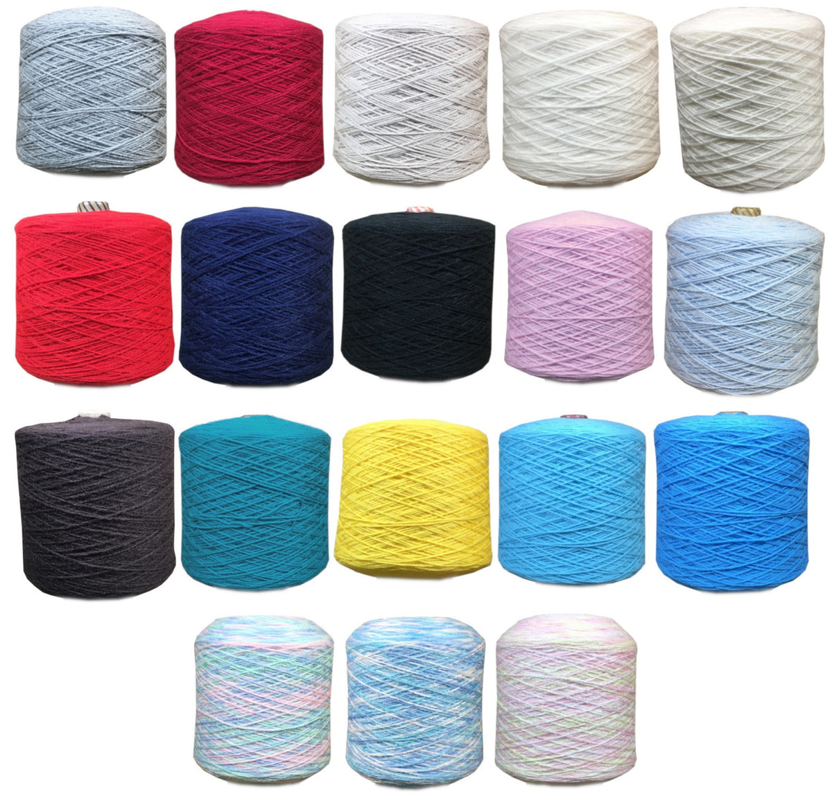 Robin 4 Ply Cone Acrylic Hand or Machine Knitting Yarn 500g (Various ...