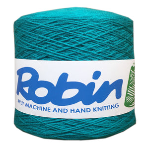 Robin 4 Ply Cone Acrylic Hand or Machine Knitting Yarn 500g (Various ...