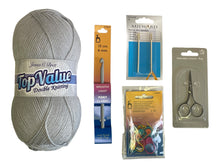 Load image into Gallery viewer, http://images.esellerpro.com/2278/I/207/577/starter-crochet-kit-set-yarn-hook-scissors.jpg