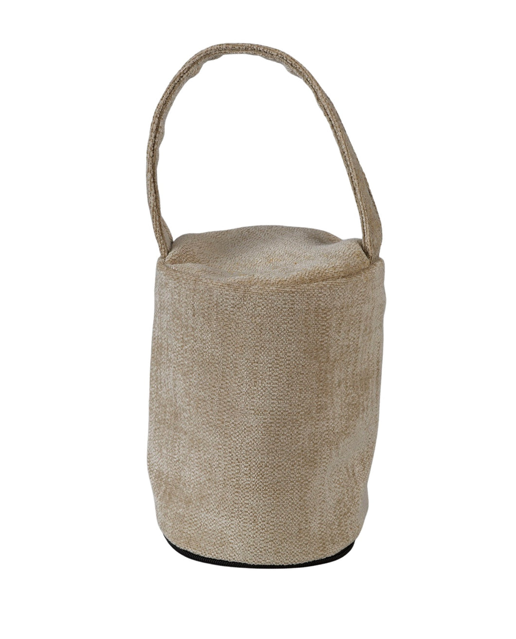 Chenille Doorstop Cover with Handle (Natural)