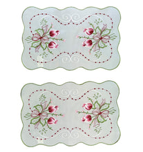 Load image into Gallery viewer, http://images.esellerpro.com/2278/I/205/917/tulip-floral-traycloth-pair.JPG