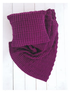 Chunky Knitting Pattern for Cushion Cover & Throw (UKHKA 146)
